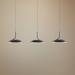 Koncept Royyo 44" Wide Matte Black 3-Light Linear Pendant