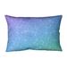 Latitude Run® Avicia RPG Indoor/Outdoor Lumbar Pillow Polyester/Polyfill blend in Green/Blue | 20 H x 14 W x 3 D in | Wayfair