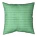 Latitude Run® Avicia Lined Diamonds Indoor/Outdoor Throw Pillow Polyester/Polyfill blend in Green/Yellow | 16 H x 16 W x 3 D in | Wayfair