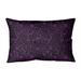 Latitude Run® Avicia RPG Indoor/Outdoor Lumbar Pillow Polyester/Polyfill blend in Black/Indigo | 20 H x 14 W x 3 D in | Wayfair