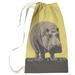 East Urban Home Vintage Hippo Zoo Poster Laundry Bag Fabric in Gray/Green/Brown | 64 H in | Wayfair 17AB665333014B1F93BC6768B69428CE