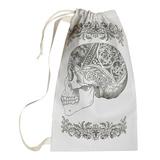 East Urban Home Vintage Decorative Skull Laundry Bag Fabric | 64 H in | Wayfair 4106D9805BE04EAB97840FCD85639847