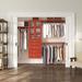 John Louis Home Solid Wood Walk-In Closet System w/ 5-Drawes & Glass Doors Solid Wood in Brown | 16 D in | Wayfair JLH-311