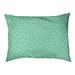 Tucker Murphy Pet™ Byrge Hexagonal Lattice Outdoor Dog Pillow Polyester/Fleece in Green/Blue/Black | 9.5 H x 29.5 W in | Wayfair