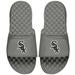 Men's ISlide Gray Chicago White Sox Primary Logo Slide Sandals