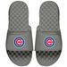 Youth ISlide Gray Chicago Cubs Primary Logo Slide Sandals