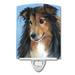 Caroline's Treasures Sheltie Good Ceramic Night Light Ceramic | 6 H x 4 W x 3 D in | Wayfair 7395CNL