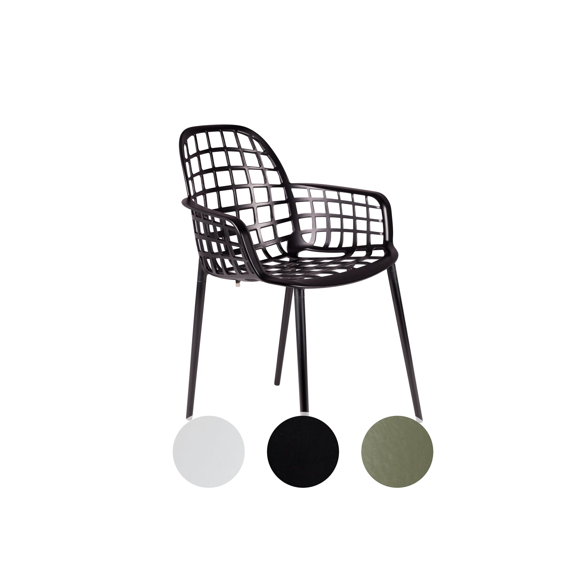 Zuiver Gartenstuhl Albert Kuip schwarz