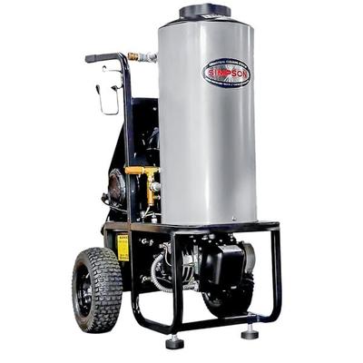 Simpson 60363 Mini Brute Hot Water Pressure Washer with 50' Hose - 1,500 PSI; 1.8 GPM