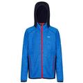 Regatta Kinder Dissolver Ii Extol Stretch Strick-Effekt Kapuzen-Fleece, Oxford-Blau/Marineblau, 5-6 Jahre