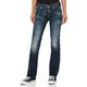 Replay Women's Straight Fit Jeans - Blue - Blau (9) - 26/32 (Brand size: 26/32)