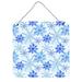 East Urban Home Snowflakes Watercolor Wall Décor Metal in Blue/Gray | 6 H x 6 W x 0.03 D in | Wayfair 14FC3F345C7B4F21B105FFE2392B16F3