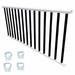 ModVue 3 ft. Infill Metal Straight Railing Metal in White | 36 H x 72 W x 2.5 D in | Wayfair 73057491