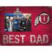 Utah Utes 8'' x 10.5'' Best Dad Clip Frame