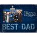 Tampa Bay Rays 8'' x 10.5'' Best Dad Clip Frame