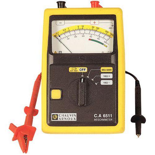Controleur D Isolement Ca 6511 Ca 6511 - Chauvin Arnoux