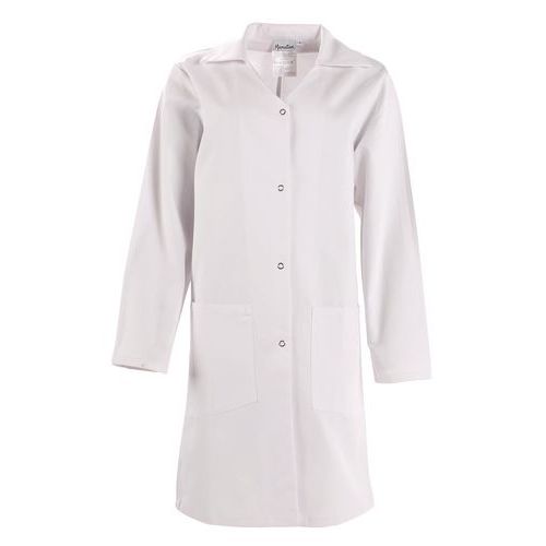 Blouse De Travail Femme - Blanc - Coton M - Manutan Expert