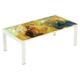 Table Basse Easy Office 114x60 Cm Pied Blanc Plateau Camaieu - Manutan Expert