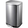 poubelle della step bin 50l inox - eko