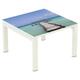 Table Basse Easy Office 60x60 Cm Pied Blanc Plateau Ponton - Manutan Expert