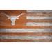 Texas Longhorns 11'' x 19'' Distressed Flag Sign