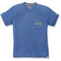 Carhartt Force T-Shirt graphique de pêche, bleu, taille M