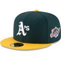 Men's New Era Green Oakland Athletics 1989 World Series Wool 59FIFTY Fitted Hat