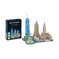 Revell 3D Puzzle 00142 I New York Skyline I 123 Teile I 4 Stunden Bauspaß für Jung Alt I ab 10 Jahren I Die imposante Skyline von New York selber zusammenbauen