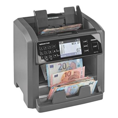 ratiotec Banknotenzählmaschine »Rapidcount X 400« grau, 28x29.7x24 cm