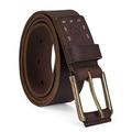 Timberland Men's Big and Tall 40Mm Pull Up Leather Belt, Dark Brown, 36