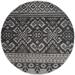 "Adirondack Collection 2'-6"" X 8' Rug in Silver And Charcoal - Safavieh ADR106P-28"