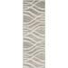 "Adirondack Collection 2'-6"" X 18' Rug in Black And Silver - Safavieh ADR117A-218"