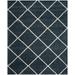 Hudson Shag Collection 6' X 9' Rug in Slate Blue And Ivory - Safavieh SGH281L-6