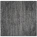 "California Shag Collection 8'-6"" X 8'-6"" Square Rug in Dark Grey - Safavieh SG151-8484-9SQ"