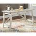 Sand & Stable™ Conch Desk Wood in Gray/White | Wayfair 7C12D4AA70904691AACA45648A505F35