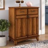 Andover Mills™ Presswood Solid Wood 2 - Door Accent Cabinet Wood in Brown | 36 H x 29.25 W x 15.88 D in | Wayfair A1897CA0D44C4FFEAA1FAF2B5EA7D17C