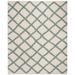 Dallas Shag Collection 10' X 14' Rug in Ivory And Seafoam - Safavieh SGD258J-10