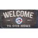 Toronto Blue Jays 11'' x 19'' Welcome To Our Home Sign