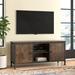 Williston Forge Roselyne TV Stand for TVs up to 65" Wood/Metal in Brown | 27 H in | Wayfair 3B6326AEF3B84E8EB803C2C92917720F