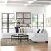 Gray Sectional - Three Posts™ Willia 121" Wide Revolution Performance s® Corner Sectional Revolution Performance s®/Other Performance s | Wayfair