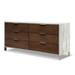 Brayden Studio® Cornelison 6 Drawer Double Dresser Metal in Brown | 30 H x 64 W x 20 D in | Wayfair D31EABEA8D52462EAAD119A4DBC2F616