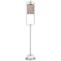 Lite Source Lubbock Brushed Nickel Metal Floor Lamp