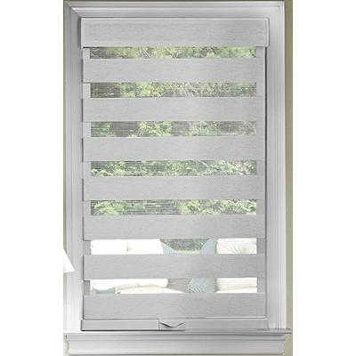 Achim Home Furnishings Cordless Celestial Sheer Double Layered Window Shade 48" x 72" Grey