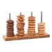 Cal-Mil Bamboo 4 Peg Donut Display Cake Stand Bamboo in Brown | 13 H x 25 W in | Wayfair 22008-4-60