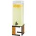 Cal-Mil Square 384 Oz. Beverage Dispenser Plastic/Acrylic | 17.25 H x 8.25 W in | Wayfair 3906-3-84