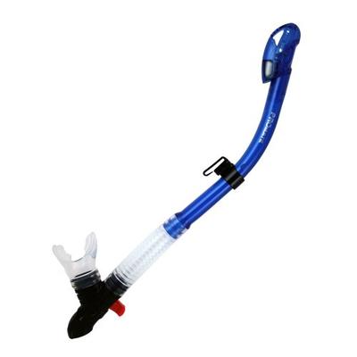 Promate Dry Snorkel with Signal Whistle, T.Blue