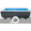 Intex - Kit piscine tubulaire Ultra xtr Frame rectangulaire 5,49 x 2,74 x 1,32 m + 10 kg de zéolite