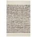 93 x 0.25 in Area Rug - Abbot Striped Handmade Flatweave Natural/Ash Area Rug ED Ellen DeGeneres Crafted by Loloi | 93 W x 0.25 D in | Wayfair