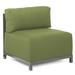 Slipper Chair - Latitude Run® Woodsen 32.05" Wide Slipper Chair Other Performance Fabrics in Brown | 30 H x 32.05 W x 32.05 D in | Wayfair