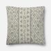 Geometric Throw Pillow Cotton ED Ellen DeGeneres Crafted by Loloi | 22 H x 22 W in | Wayfair P078P4077GYIVPIL3